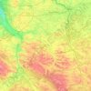 Lublin Voivodeship topographic map, elevation, terrain