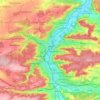 Jena topographic map, elevation, terrain
