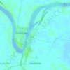 Gladstone topographic map, elevation, terrain