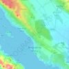 Grad Biograd na Moru topographic map, elevation, terrain