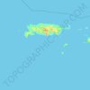 Admiralty Islands topographic map, elevation, terrain