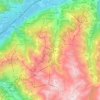 Nendaz topographic map, elevation, terrain