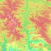 Harris River topographic map, elevation, terrain
