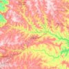 Abadiânia topographic map, elevation, terrain