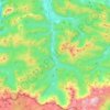 Grünau im Almtal topographic map, elevation, terrain