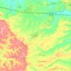 Quadra topographic map, elevation, terrain