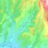 Vesseaux topographic map, elevation, terrain