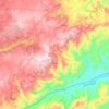 Orune topographic map, elevation, terrain