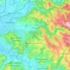 Cornac topographic map, elevation, terrain