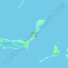 Chub Cay topographic map, elevation, terrain