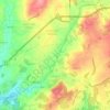 Landim topographic map, elevation, terrain