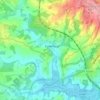 Crowhurst topographic map, elevation, terrain