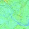 Narayanganj topographic map, elevation, terrain