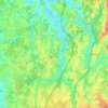 Marboz topographic map, elevation, terrain
