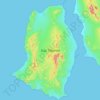 Tiburon Island topographic map, elevation, terrain