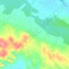 Azmour topographic map, elevation, terrain