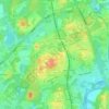 Martinlaakso topographic map, elevation, terrain