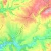 Chazelles-sur-Lyon topographic map, elevation, terrain