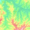Alvorada do Sul topographic map, elevation, terrain