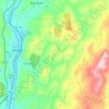 Cornish topographic map, elevation, terrain