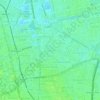 Kemayoran topographic map, elevation, terrain