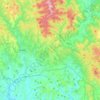 Castelnuovo Berardenga topographic map, elevation, terrain