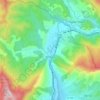 Pontaix topographic map, elevation, terrain