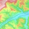 Westheim topographic map, elevation, terrain