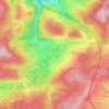 Recht topographic map, elevation, terrain