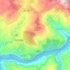 Ancede topographic map, elevation, terrain
