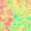 Jinghong City topographic map, elevation, terrain