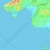 Palma topographic map, elevation, terrain