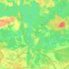 Trakai topographic map, elevation, terrain