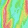 Méaudre topographic map, elevation, terrain