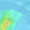 Huizen topographic map, elevation, terrain