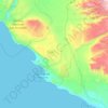 Marcona topographic map, elevation, terrain