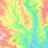 Cerejais topographic map, elevation, terrain
