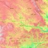 Tianshui topographic map, elevation, terrain