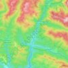 Roncal/Erronkari topographic map, elevation, terrain