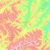 Chuluut topographic map, elevation, terrain