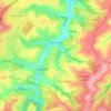 Volmunster topographic map, elevation, terrain