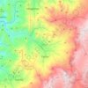 Pacho topographic map, elevation, terrain