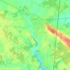 Sauzé-Vaussais topographic map, elevation, terrain