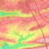 Maillen topographic map, elevation, terrain