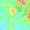 Glenlofty topographic map, elevation, terrain