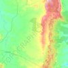 Humboldt topographic map, elevation, terrain