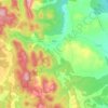 Bezas topographic map, elevation, terrain