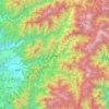 仁愛鄉 topographic map, elevation, terrain