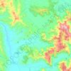 Pumanque topographic map, elevation, terrain