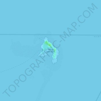 Ilha de Santo Aleixo topographic map, elevation, terrain